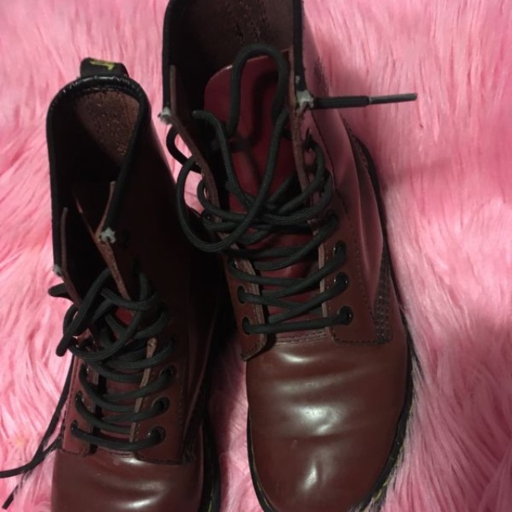 Cherry Burgundy Dr Martens